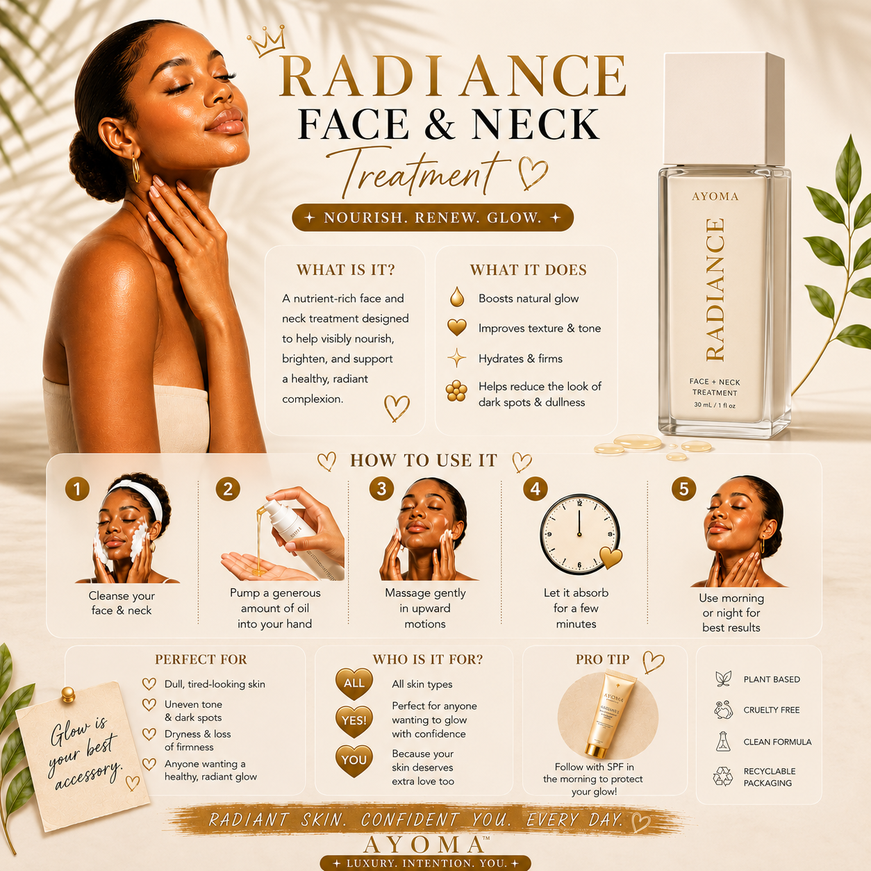 AYOMA Radiance - Face + Neck Treatment Oil